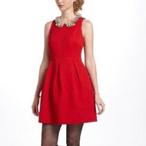 Anthropologie Moulinette Soeurs Jacquard Dress